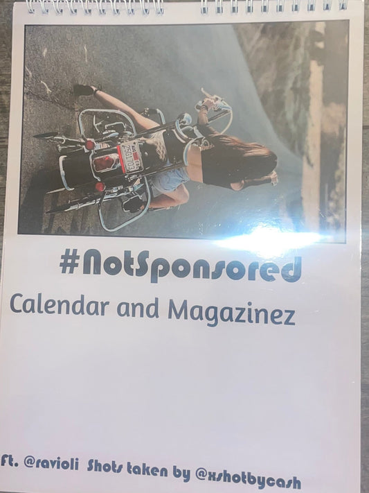 2025 #NotSponsored Calendar